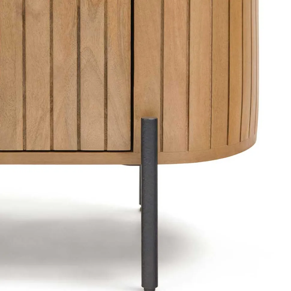 120x80x45 2-türige Kommode in ovaler Form - Ilvenda