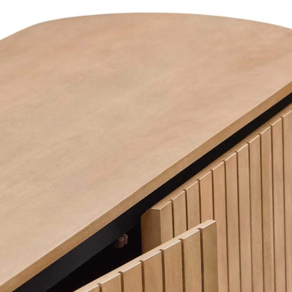 120x80x45 2-türige Kommode in ovaler Form - Ilvenda