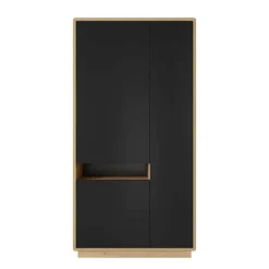 93x181x40 3-türige Schrank mit offenem Fach - Ilunas