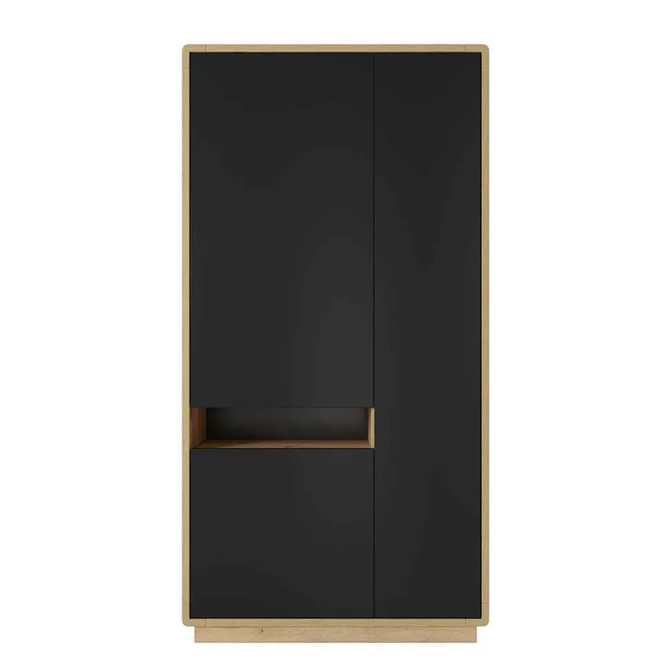 93x181x40 3-türige Schrank mit offenem Fach - Ilunas