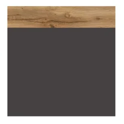 40x135x35 2-türiger Badschrank in Dunkelgrau - Agiruan