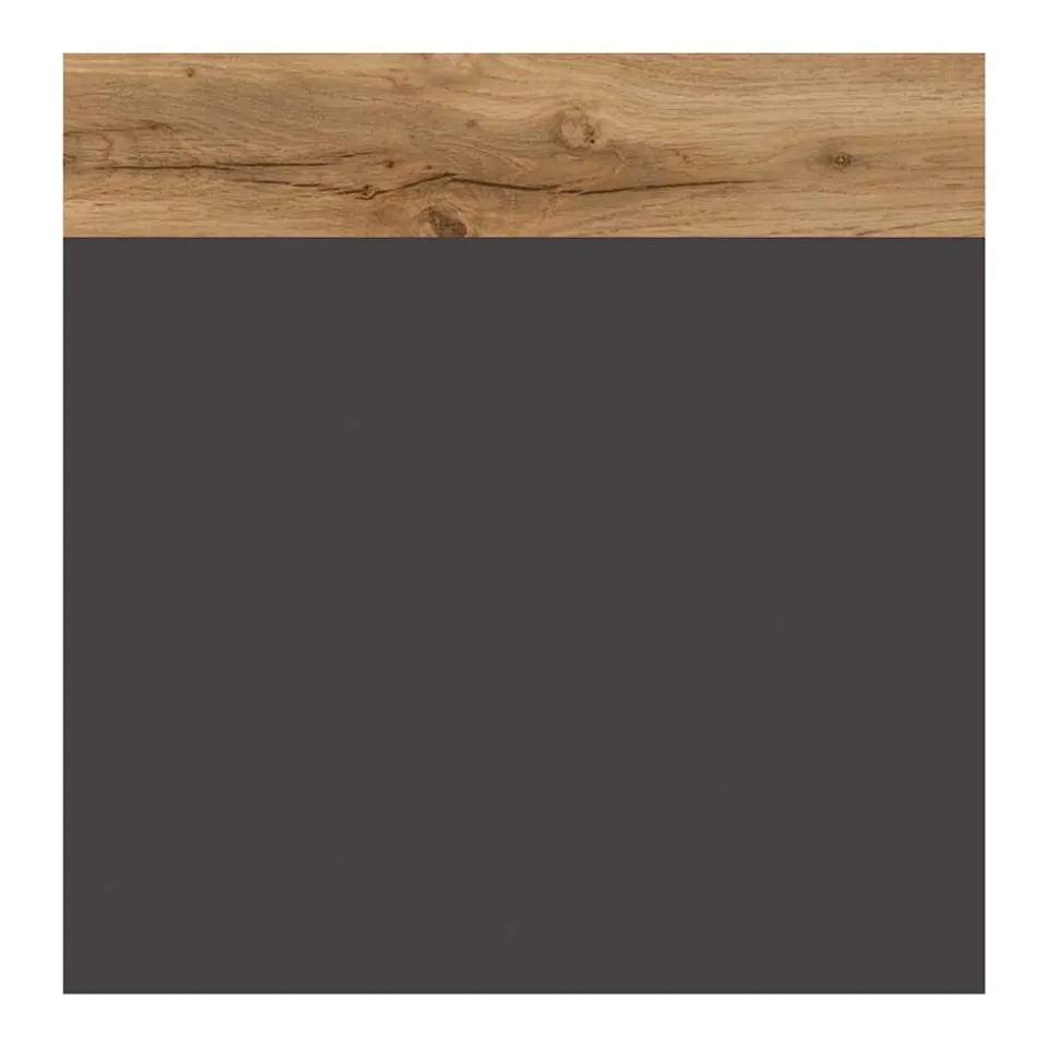 40x135x35 2-türiger Badschrank in Dunkelgrau - Agiruan