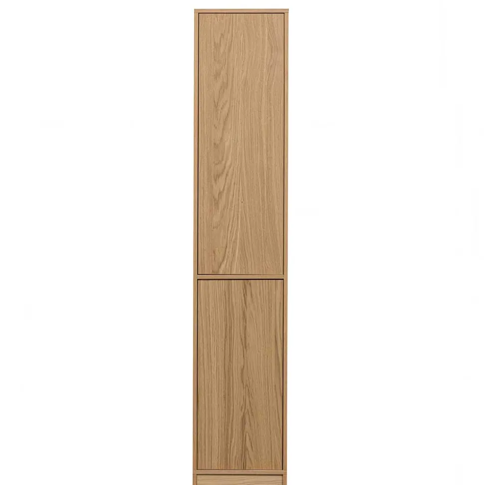 40x199x40 2-türiger Schrank in Eiche Furnier - Ewana