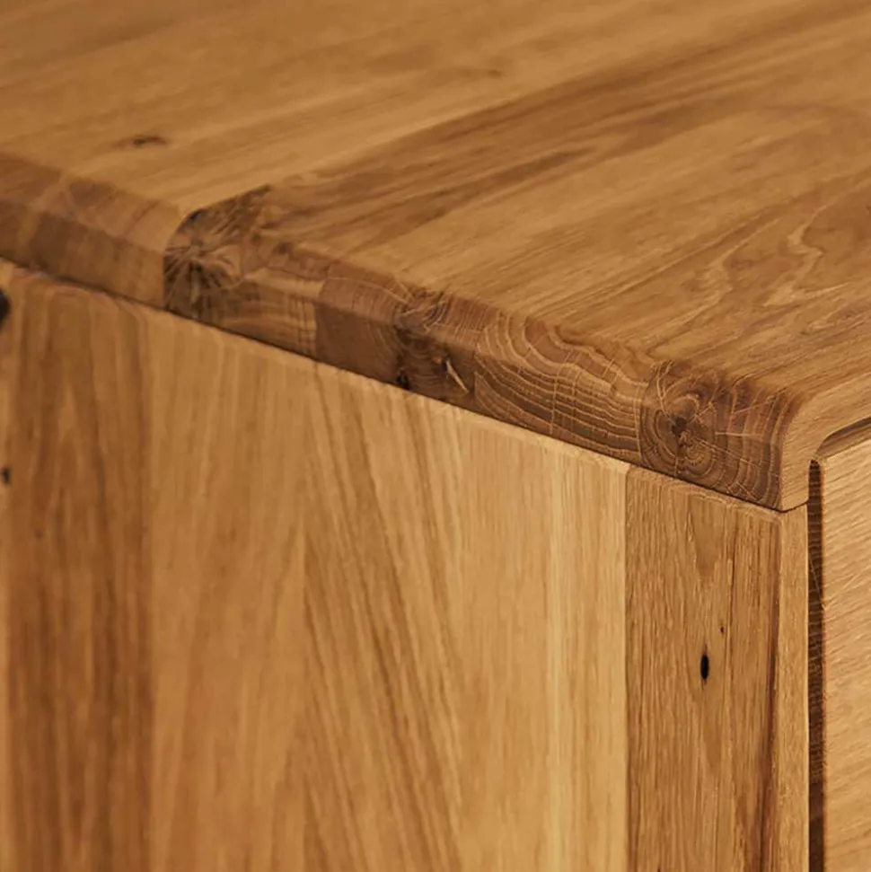 134x48x40 TV Element aus geölter Wildeiche - Eavy