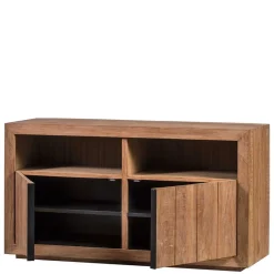 138x75x50 TV Kommode aus Teak Massivholz - Myons