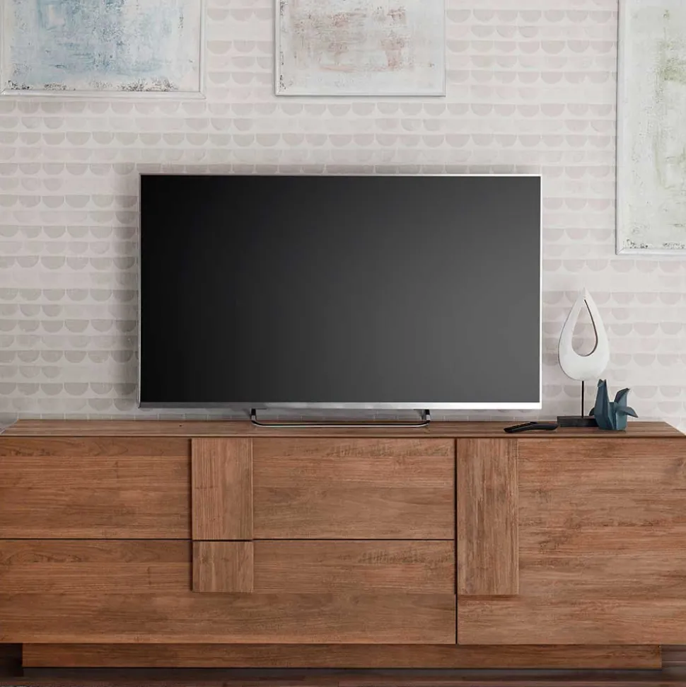 181x63x44 TV Kommode in Holzoptik - Basento