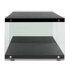 120x45x60 TV Regal in Schwarz lackiert - Voreno
