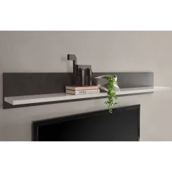 250x100x45 TV Wohnwand in Hochglanz - Istensa II (dreiteilig)