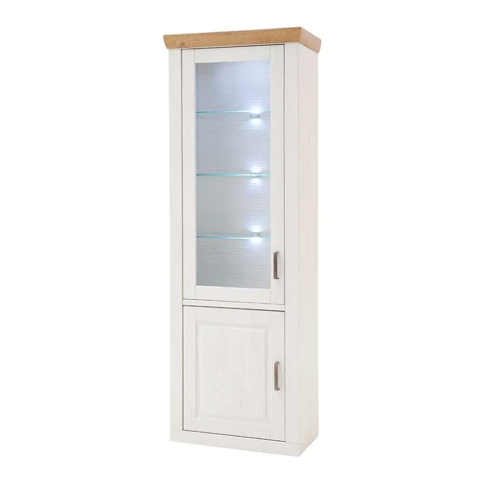 73x210x40 Vitrine - modernes Landhaus - Samula