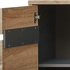 90x128x38 Vitrine Highboard in Wildeiche NB - Zelio