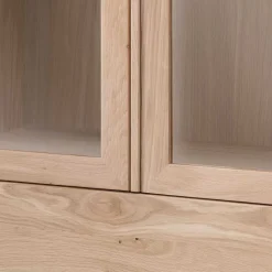 90x140x42 Vitrine mit Doppeltür und Schublade - Lamia