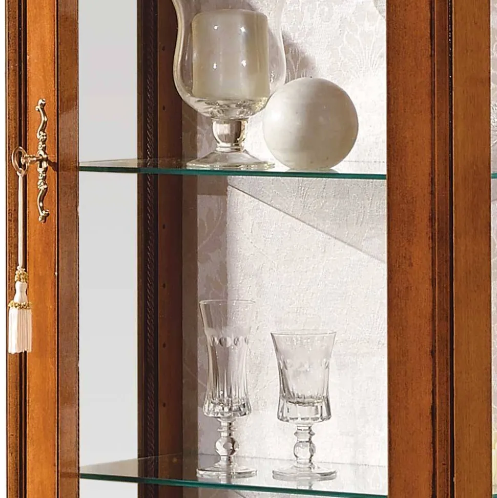 31x175x60 Vitrinenschrank im Italienischem Stil - Venerdina