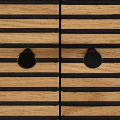 79x179x43 Vitrinenschrank mit Doppeltür - Piassona