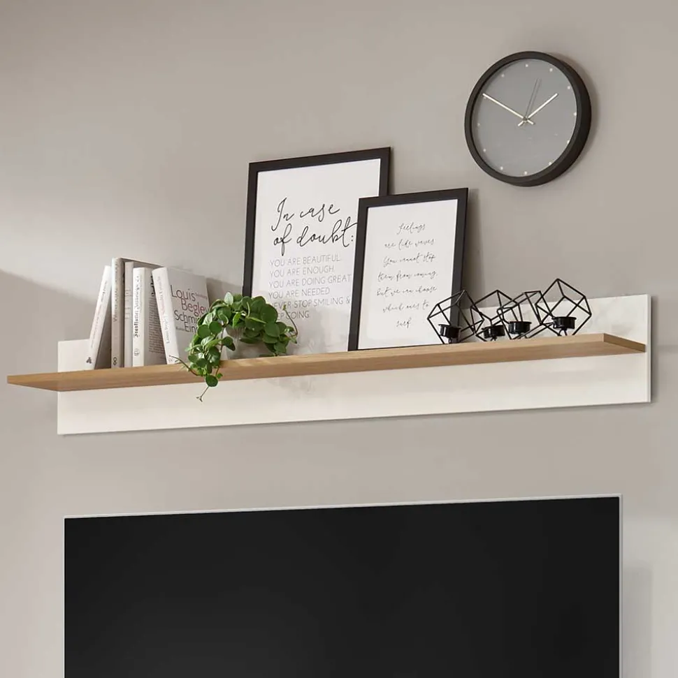 138x20x20 Wandboard mit Rückwand - Myrda