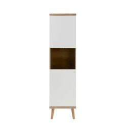 50x197x40 Wohnzimmer Schrank mit Glas - Cablos I