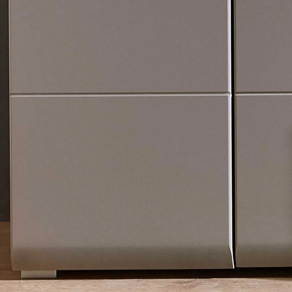 80x139x37 Wohnzimmer Schrank mit Glas Einsatz - Fraguca