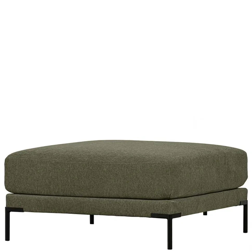 100x44x100 Wohnzimmerhocker in Dunkelgrün - Arraggo