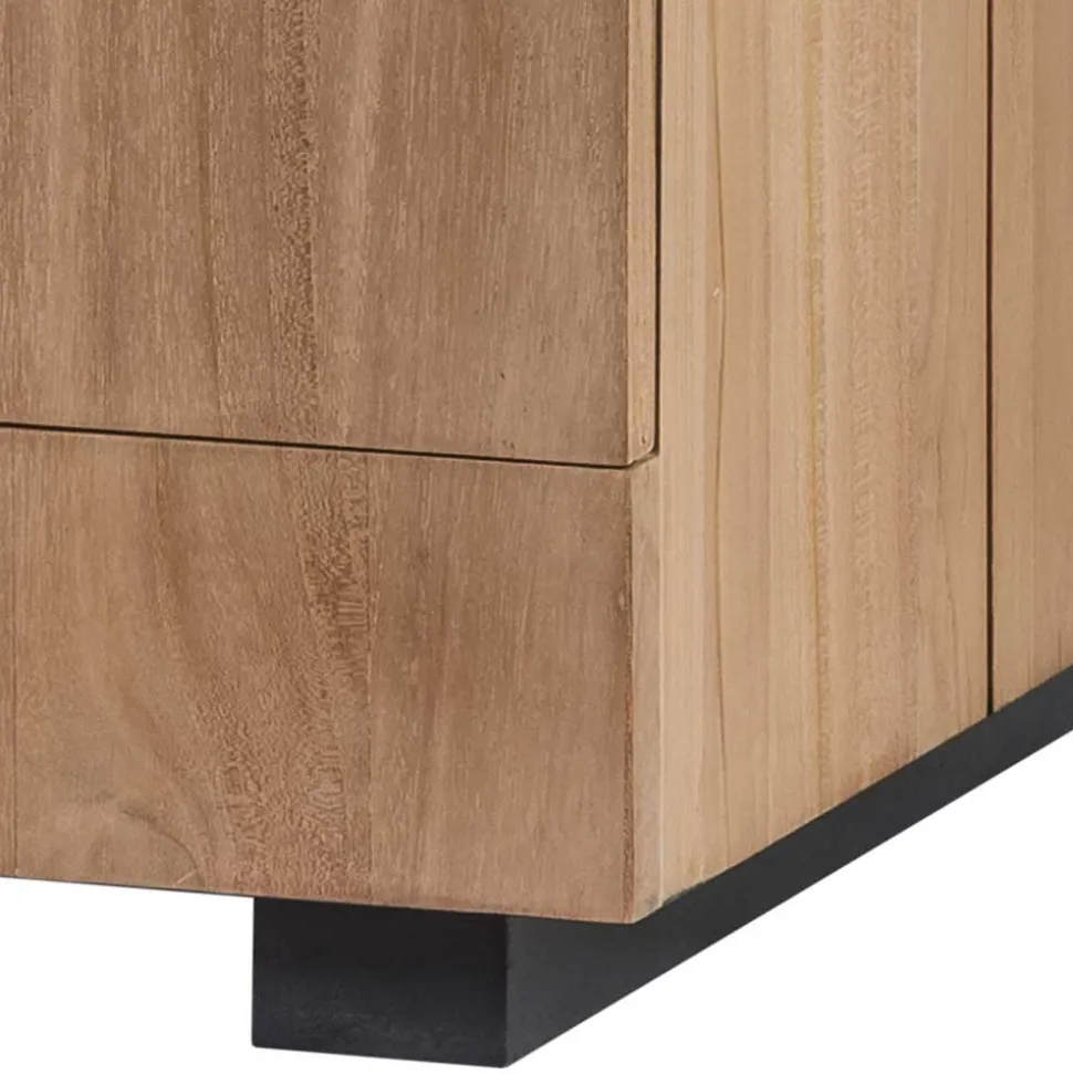 57x200x48 Wohnzimmerschrank aus Teak - Nekella I