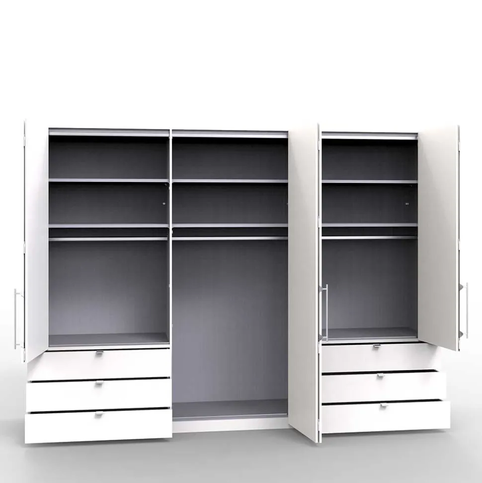 XXL Kleiderschrank mit Falttüren - Nasses