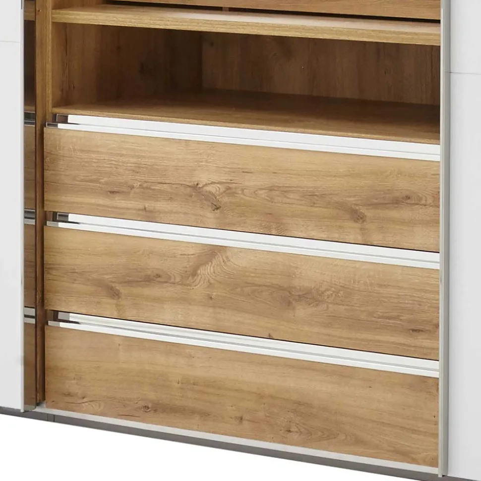Zweifarbiger Schlafzimmerschrank extravagant - Stufania