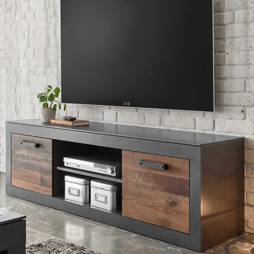 Zweifarbiges TV Board 153 cm breit - Timuras