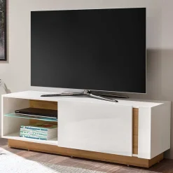 Zweifarbiges TV Board mit Klappe - Myrda
