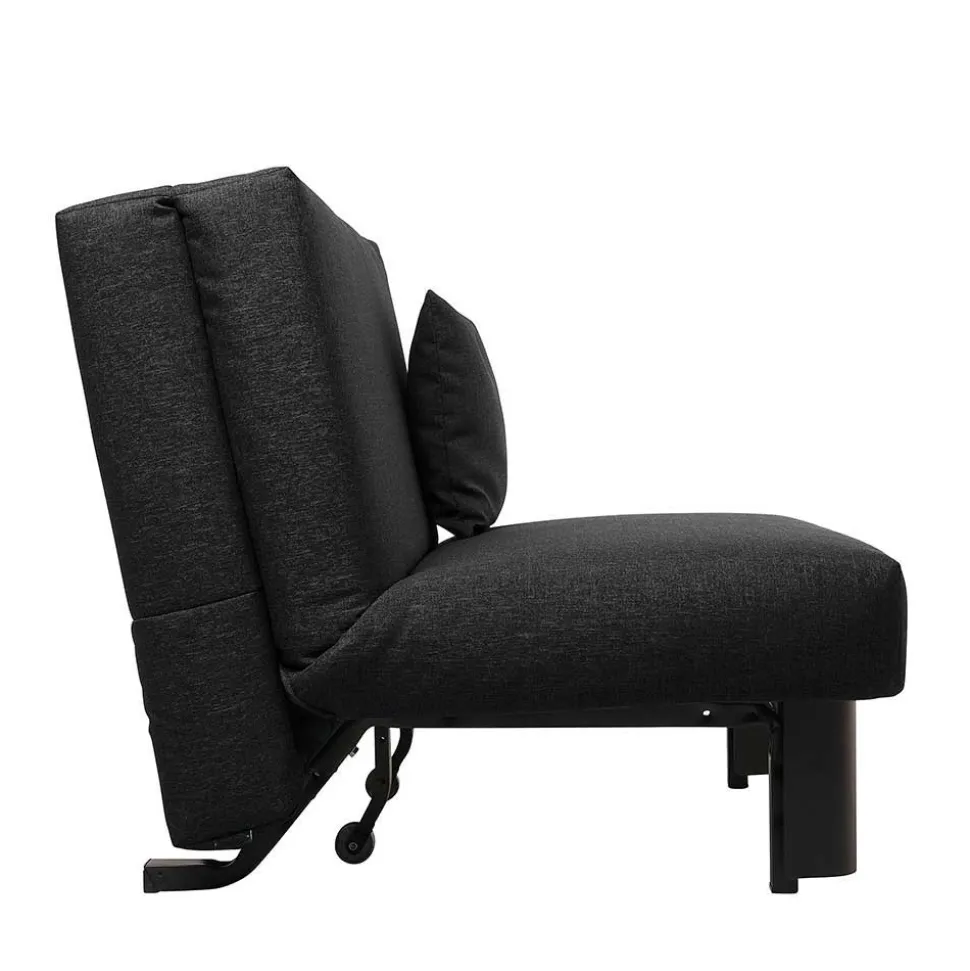 Zweisitzer Faltsofa in Schwarz - Lardias