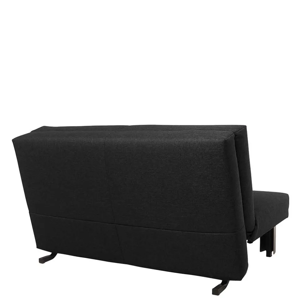 Zweisitzer Faltsofa in Schwarz - Lardias