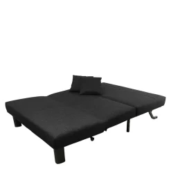 Zweisitzer Faltsofa in Schwarz - Lardias