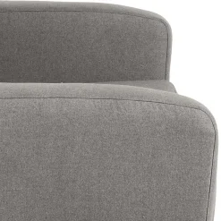 Zweisitzer Sofa in Grau Microfaser - Durencas