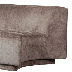 Zweisitzer Sofa in Taupe Chenille - Fridelia