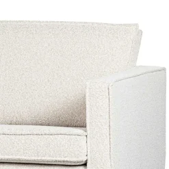 Zweisitzer Wohnzimmercouch in Beige Boucle - Elisa